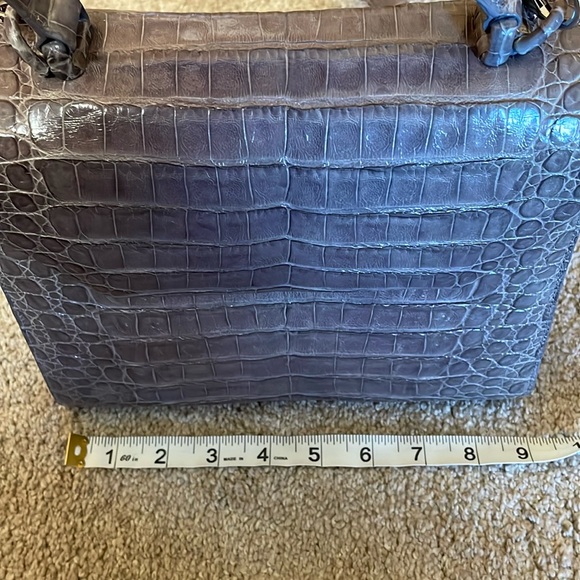 NANCY GONZALEZ Small Crocodile Top-Handle Crossbody Bag - Picture 11 of 16